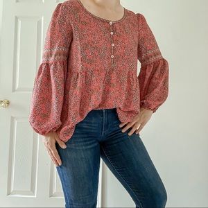 NWT Max Studio 3/4 Balloon Sleeve Blouse